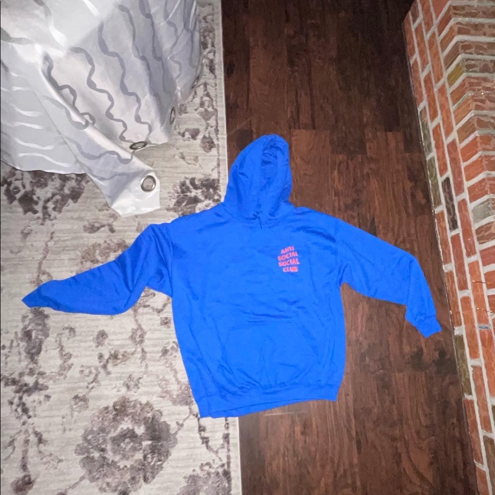 Anti Social Social Club Stella Hoodie Blue Orange
